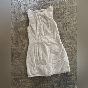 Princess Polly White Textured Dress